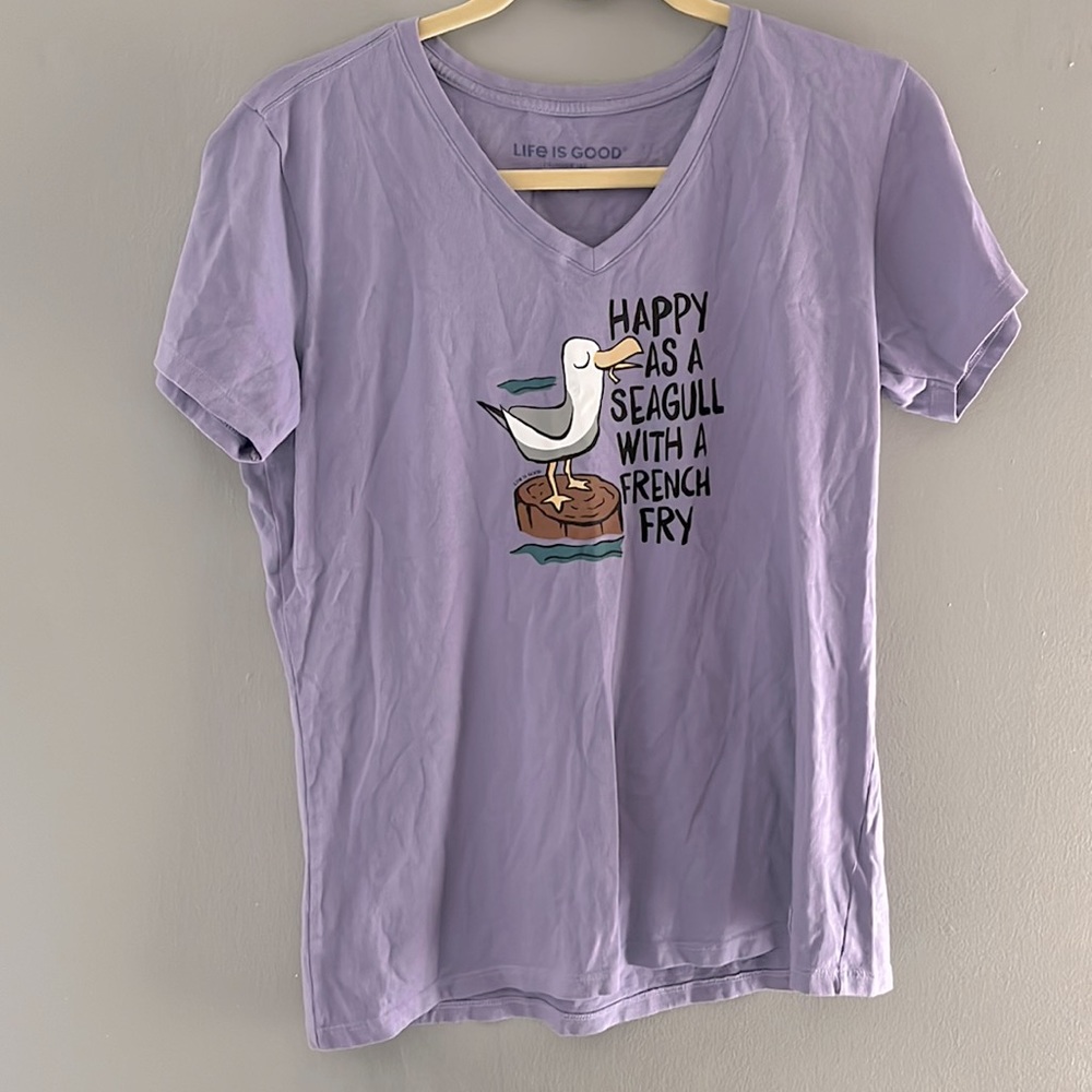 Purple t-shirt